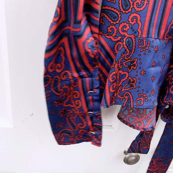 Scotch & Soda Multi Print Wrap Top - Picture 12 of 14